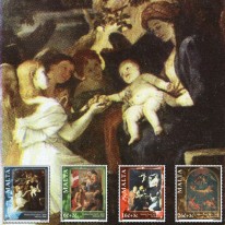 Malarstwo Madonna ze Świętymi