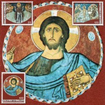 Freski Maryja i Chrystus