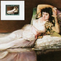 Malarstwo Goya Maja Ubrana