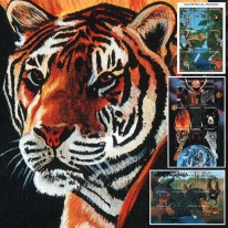 Koń Jeleń Zebra Tygrys Słoń
