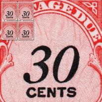 Numeryczny Znaczek Dopłaty 30c
