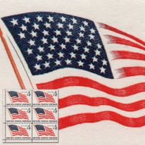 Flaga USA 49 Gwiazdek Szóstka