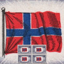 Flaga Norwegii Czwórka