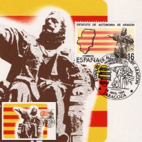 Mapa i Flaga Aragonii