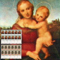 Madonna Rafaela i Choinka