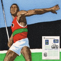 Olimpiada Moskwa Rzut...