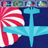 Kompas Spadochron Tarcza Radio