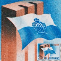 Flaga San Marino EUROPA