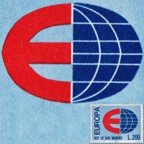 Litera E i Kula Ziemska EUROPA