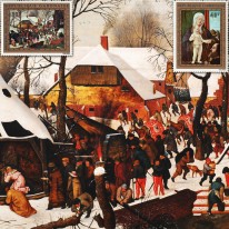 Malarstwo Bruegel Trzej...
