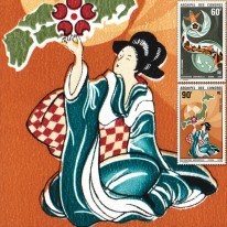 Gejsza i Mapa Japonii EXPO...