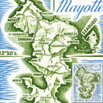 Mapa Wyspy Majotta