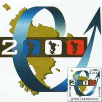 Mapa Wyspy i Rok 2000