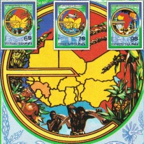 Mapa Afryki Zachodniej...