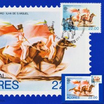 Jeźdźcy z Flagami EUROPA CEPT