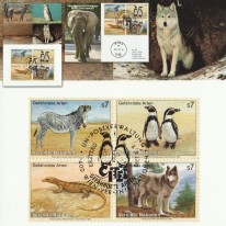Zebra Wilk Waran Pingwin