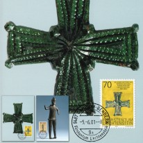 Krzyż i Figurka z Brązu