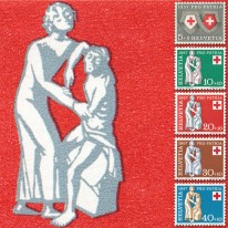 Herb Szwajcarii Czerwony...
