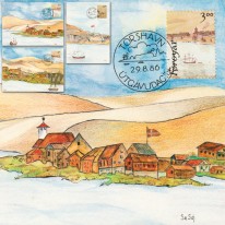 Widok na Torshavn HAFNIA'87