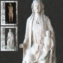 Rzeźby Chrystusa i Maryi