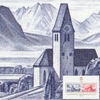 Kościół Bendern Zamek Vaduz