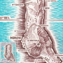 Mapa Wyspy Ngazidja