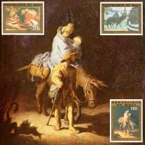 Ucieczka do Egiptu Rembrandt