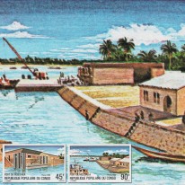 Port w Mossaka Nabrzeże