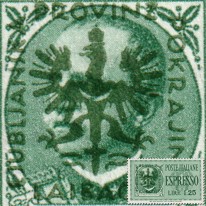 Król Wiktor Emanuel III Nadruk