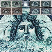Mozaika Bóg Wód Neptun Parki