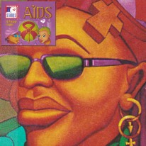 AIDS Świece Twarze Dłonie