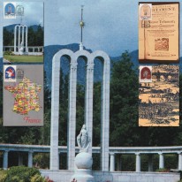 Hugenoci w Afryce Mapa Pomnik