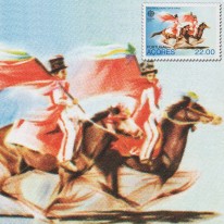 Jeźdźcy z Flagami EUROPA CEPT