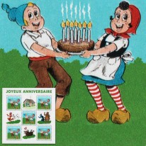 Kreskówka Tort Urodzinowy