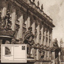 Hindenburg i Pałac w Ansbach