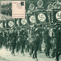 Hitler Pochód Sztandary SS