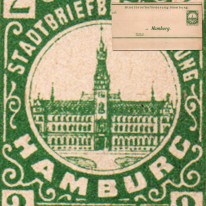 Hamburg Ratusz 2Pf Zielony