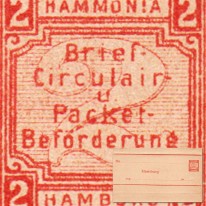 Hamburg Hammonia 2Pf Czerwony