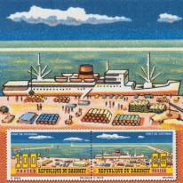Statek Nabrzeże Port w Kotonu