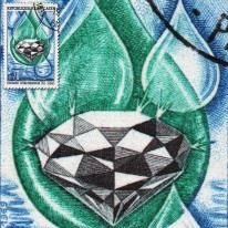 Diament w Kropli Wody