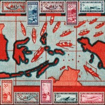 Mapa Indonezji i Statki