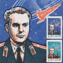 Kosmonauta Titow Rakieta Cięte