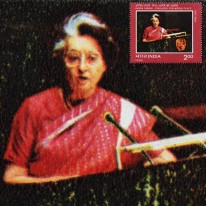 Premier Indira Gandhi...