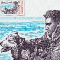 Badacz Polarny i Pies Husky