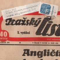 Gazeta Pražský list 12.9.1941