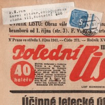 Gazeta Polední list 1.10.1941