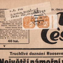 Gazeta Večerní České Slovo...