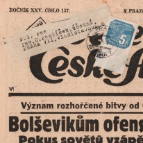 Gazeta Večerní České Slovo...