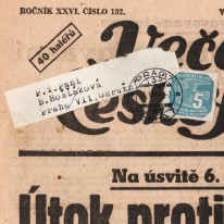 Gazeta Večerní České Slovo...
