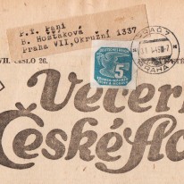 Gazeta Večerní České Slovo...